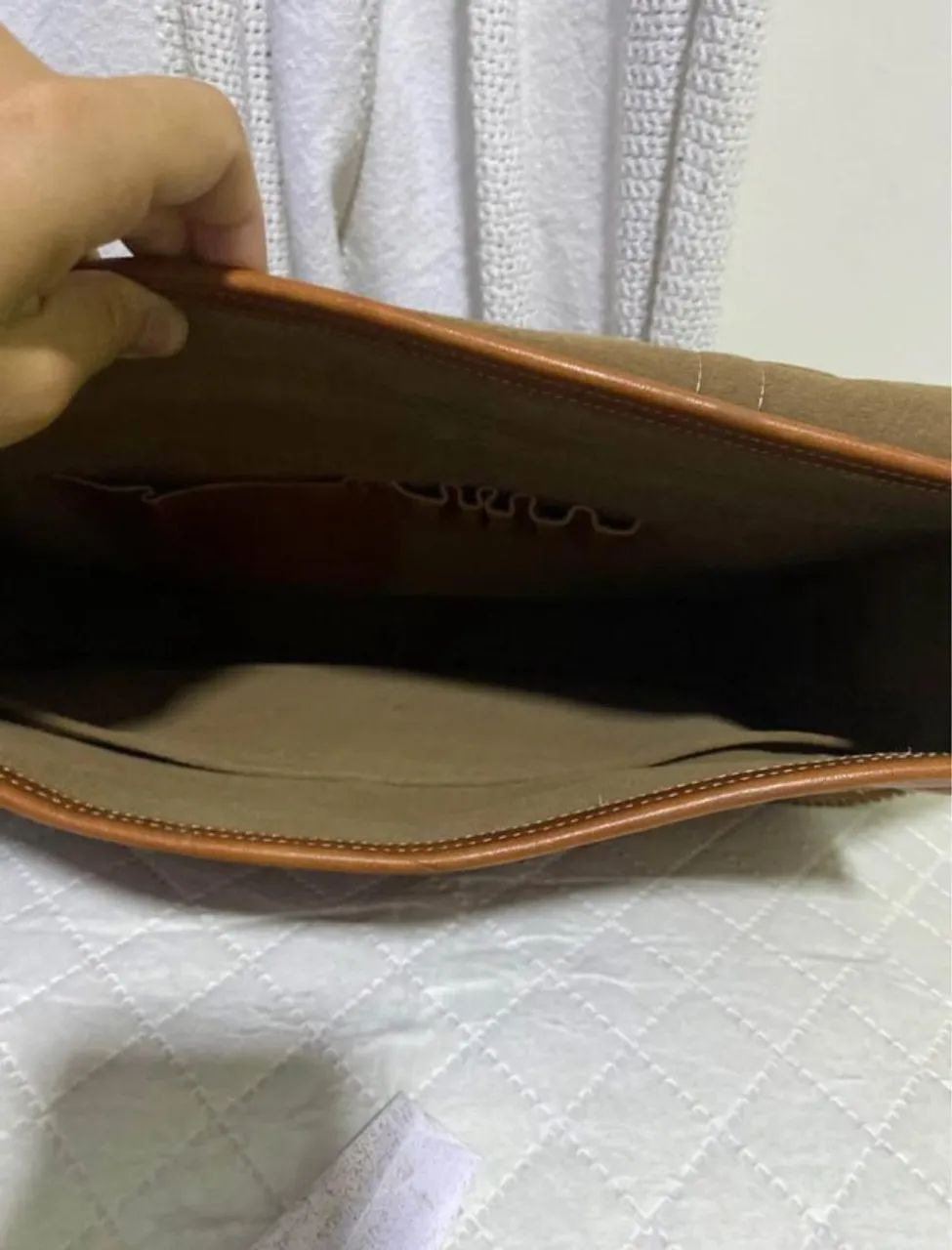 Bolsa de couro para notebook - Foto 4