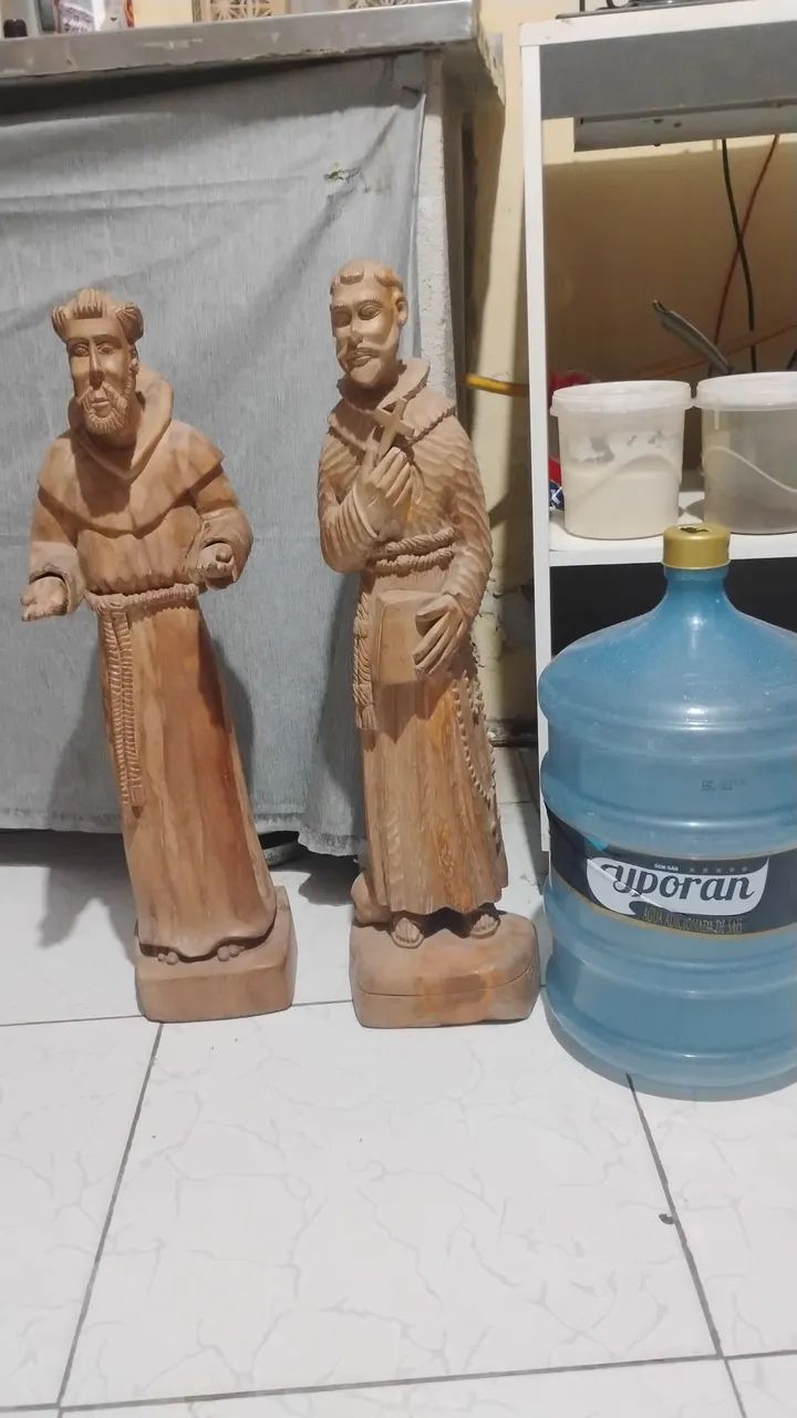 Esculturas religiosas em madeira  - Foto 4