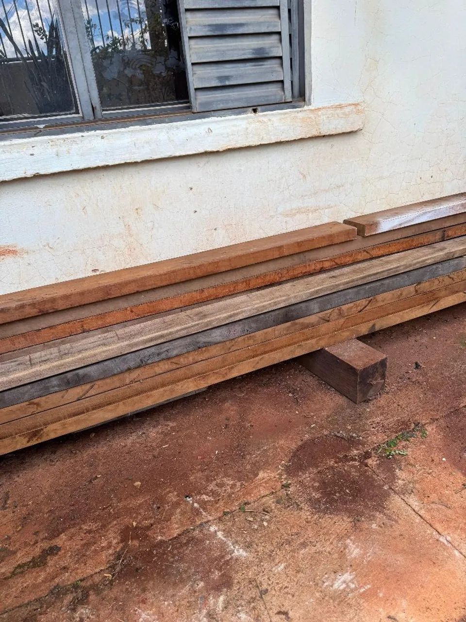 Vigas 5 por 10 tamanhos variados 