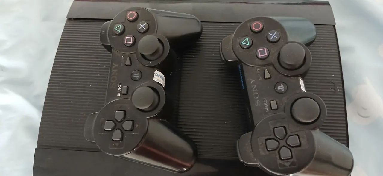 Playstation 3 Slim com 2 controles - Foto 4