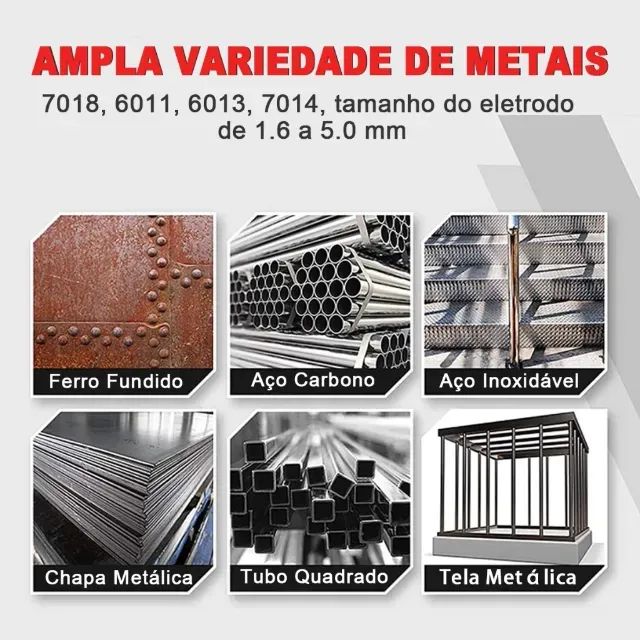 Soldadora Industrial 300A - Máquina de Solda Inversora Profissional para Serviço Pesado - - Foto 5