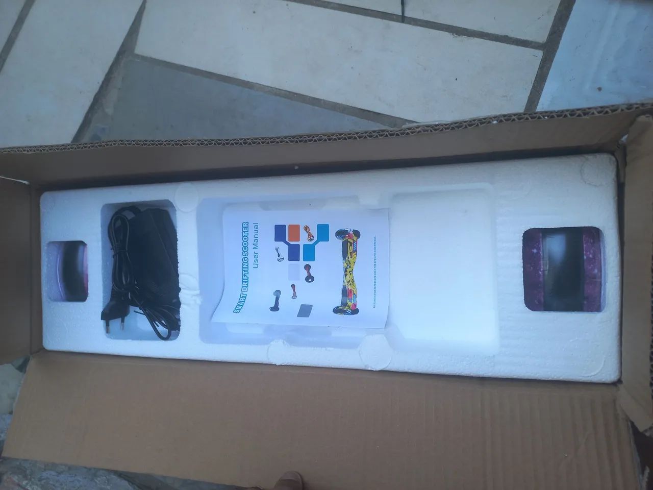 Hoverboard 6.5 Skate Elétrico Modelo 2025 com Bluetooth Som mp3 luz led - Foto 2