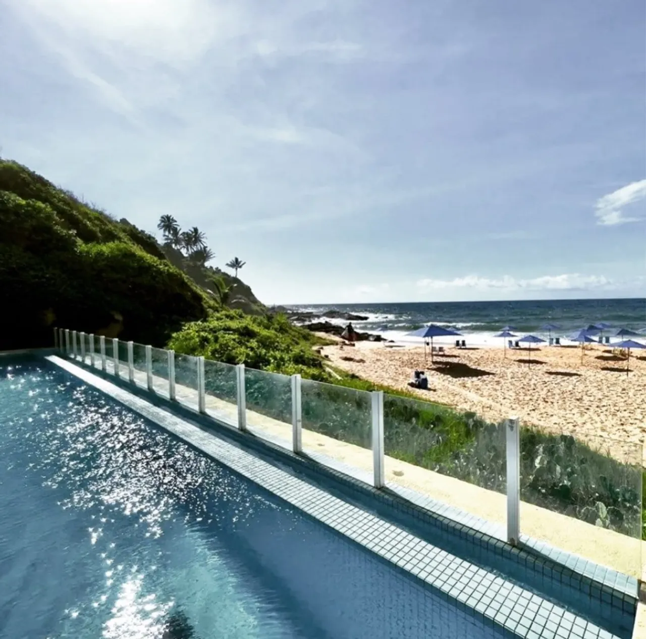 Apartamento à beira-mar com vista espetacular