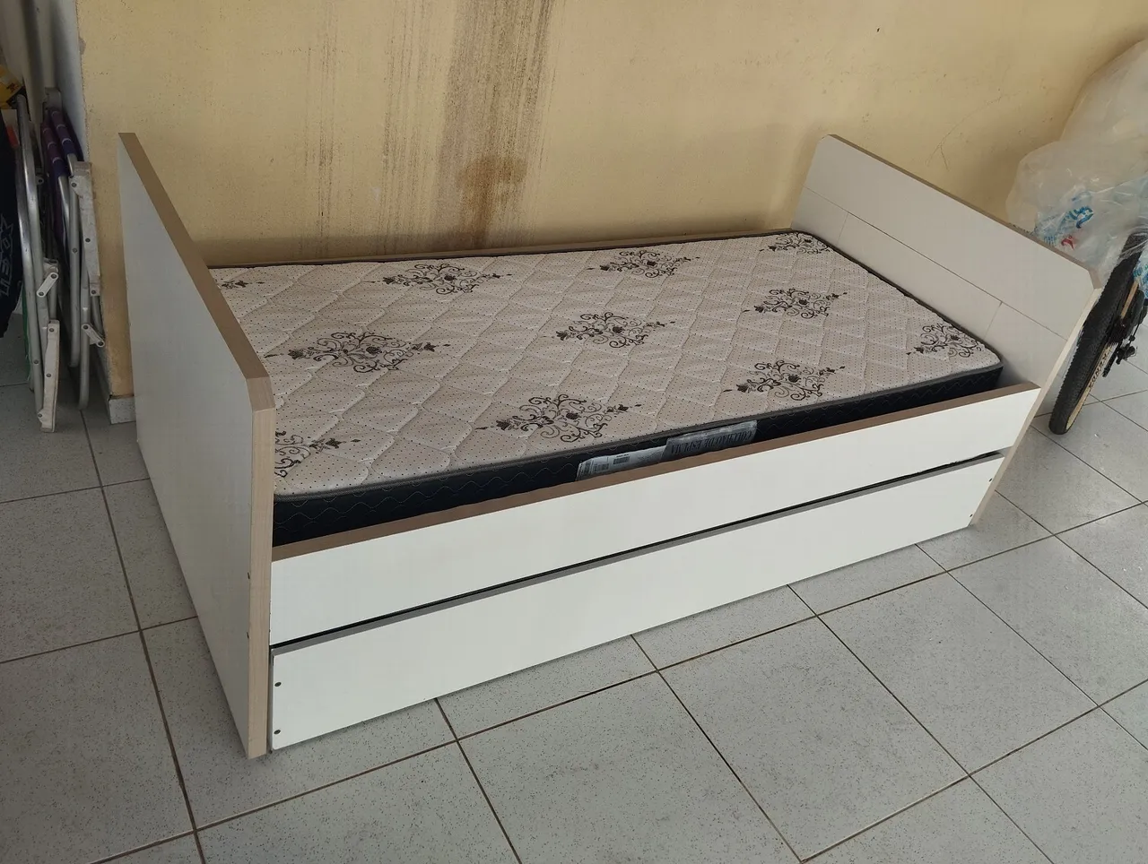 Bi cama solteiro articulada MDF planejado