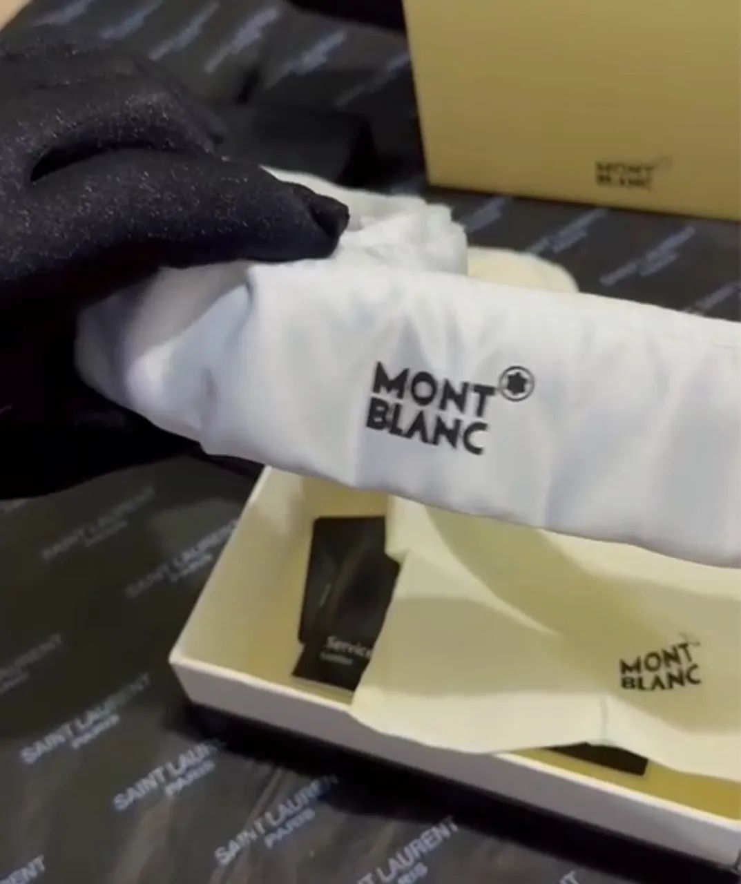 CINTO MONTBLANC DE COURO REVERSÍVEL ORIGINAL  - Foto 5