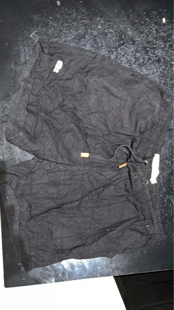 Shorts Preto Lacoste GG