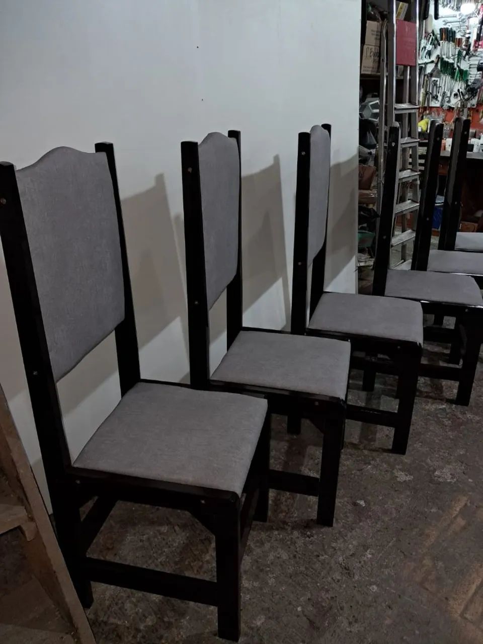 Conjunto de Cadeiras de Jantar Elegantes - Foto 2