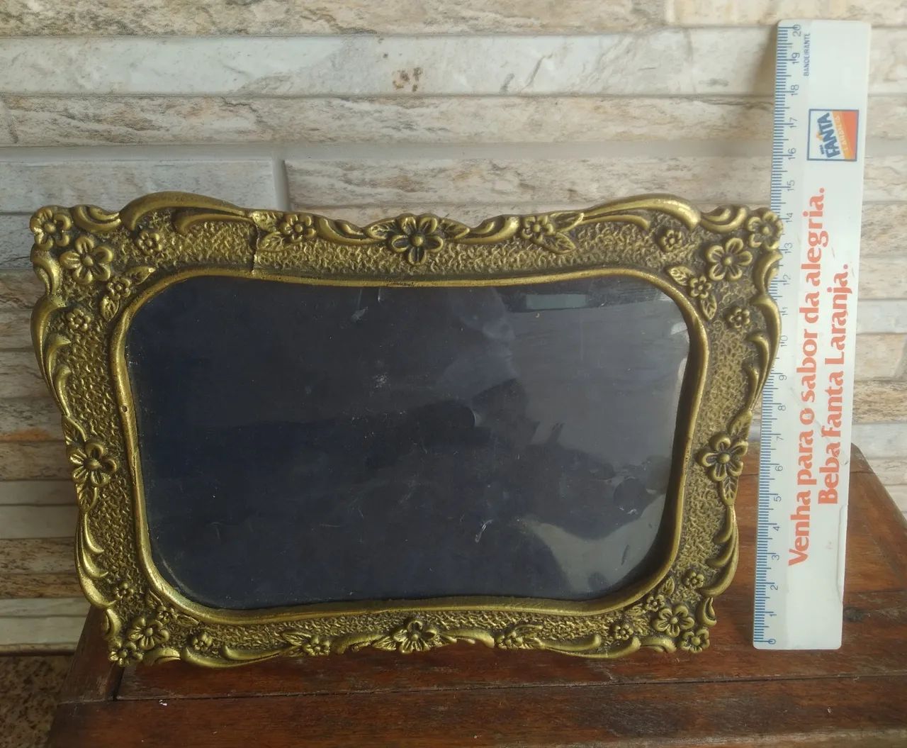 Moldura de Bronze Antiga - Sem vidro  - Foto 3