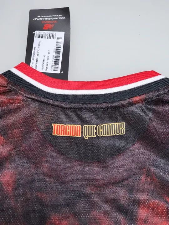 Regata são paulo spfc new balance uniforme 3 2024/25 - Foto 5