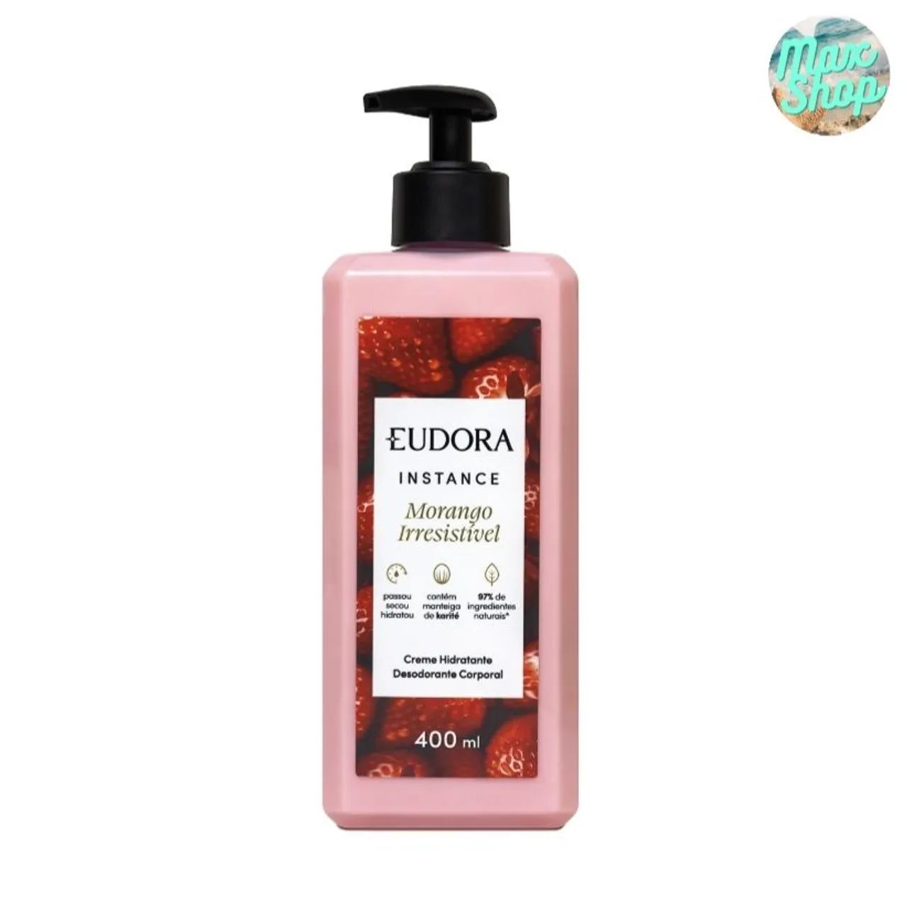 Creme Hidratante Corporal Morango Eudora Instance64309891989505122