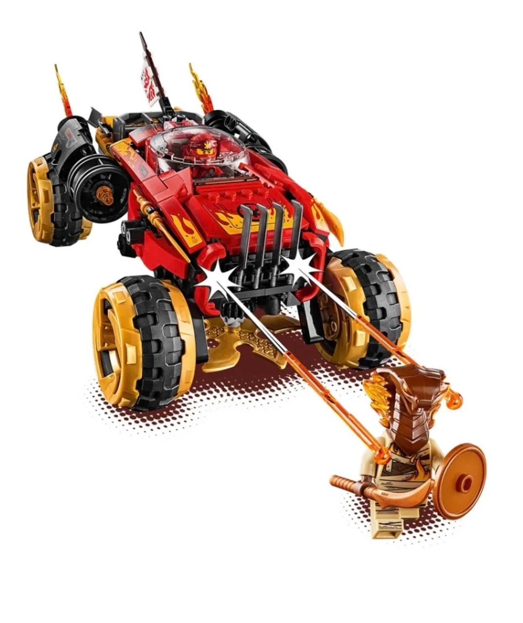 Lego Ninjago 70675 - 4 x 4 Katana - Novo - Hobbies e coleções
