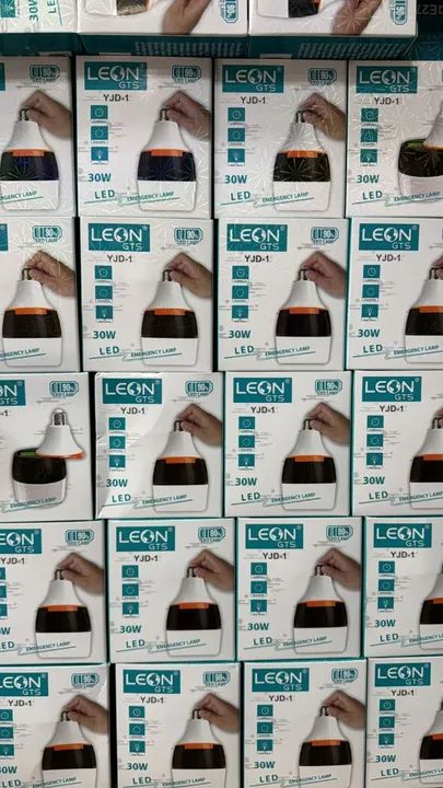 Lâmpada  LED recarregavel  30W - luminaria emergencia