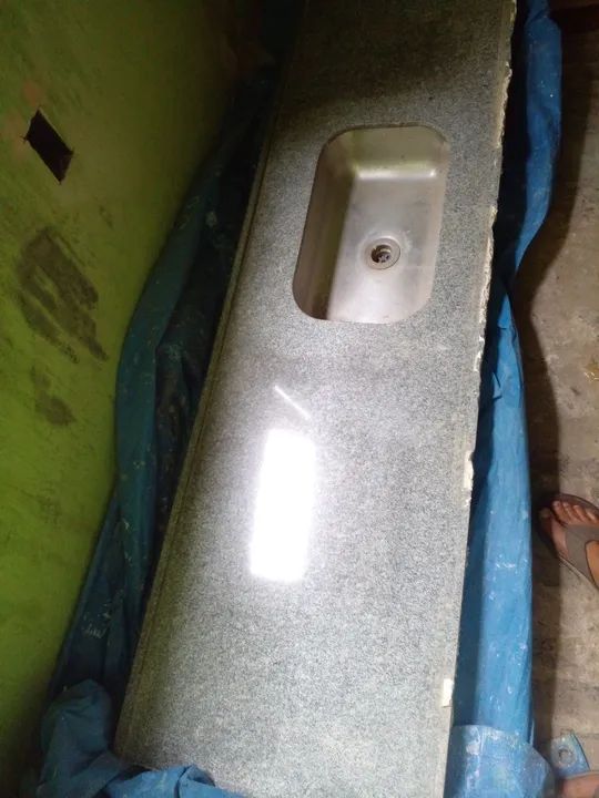 Pia de Granito Usada com Cuba - Foto 4