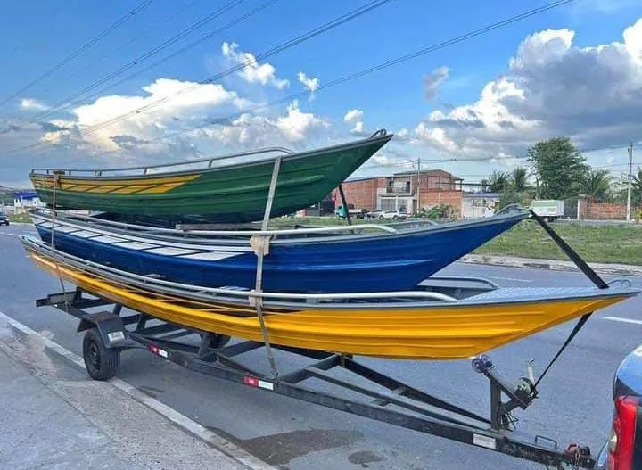 Canoa de Alumínio, 5,6,7 e 8 Metros/ Fabricamos todos os Modelos  - Foto 2