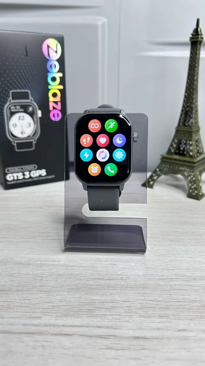 Relógio Smartwatch Zeblaze GTS 3 com GPS e Chamadas (NOVO)