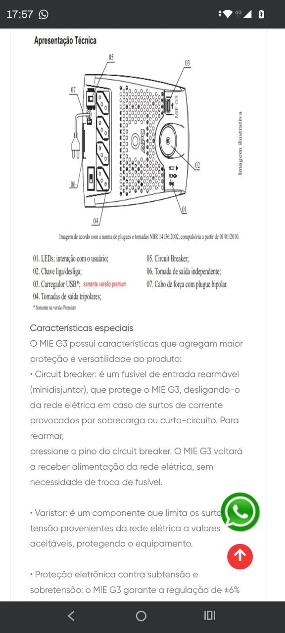 MÓDULO ISOLADOR ESTABILIZADOR MiE G3 - Foto 2