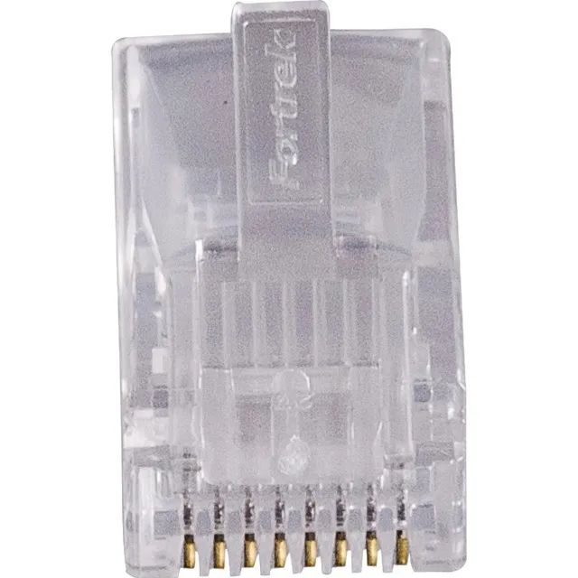 Conector Macho CAT5E RJ45 201 Fortrek - WZetta  - Foto 4