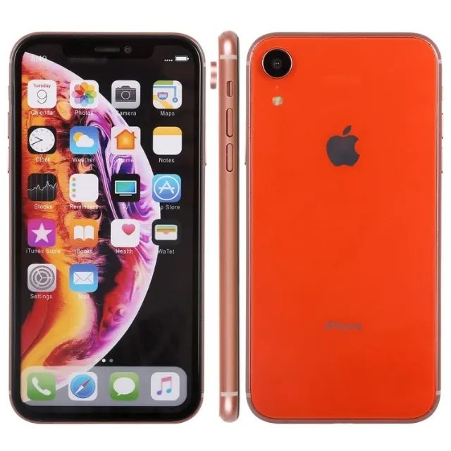 Iphone XR 128gb Laranja Face ID tudo funciona - Celulares e