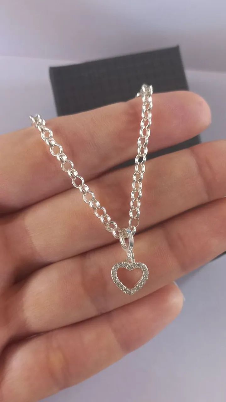 Pulseiras femininas de prata 925 - Com caixa de presente  - Foto 3
