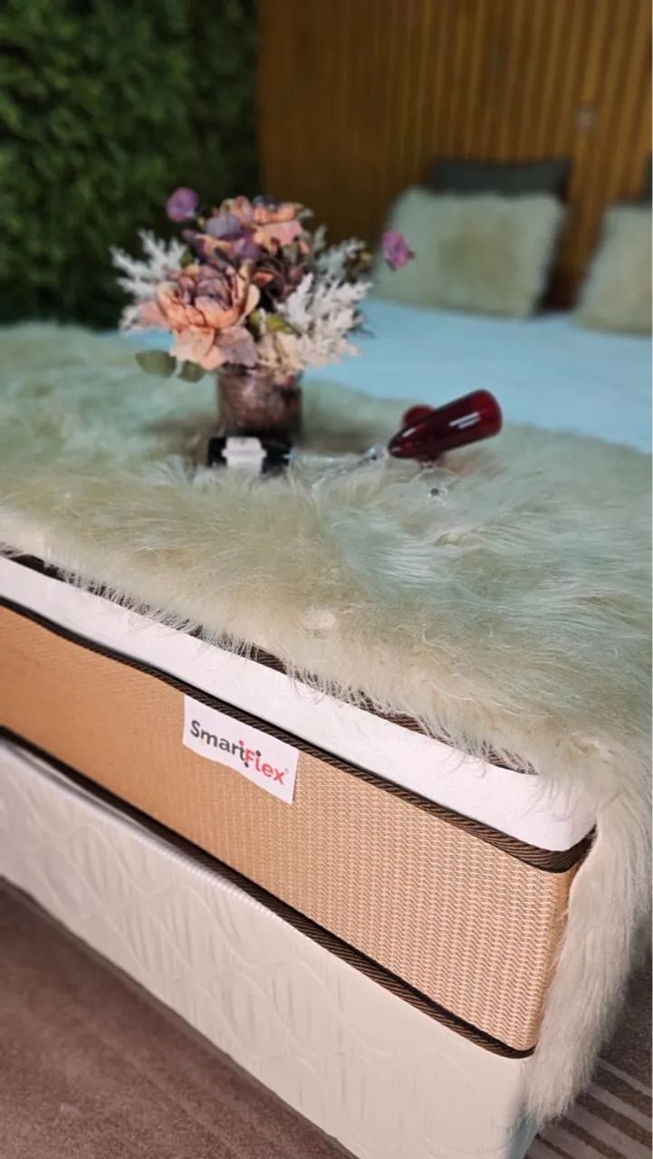 Base + Colchão Smartflex Conforto e Elegância - Foto 3