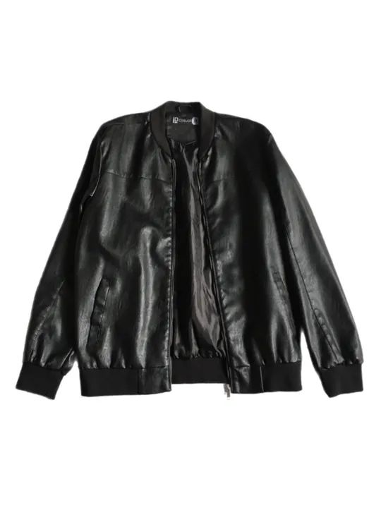 Jaqueta de Couro Masculina Preta