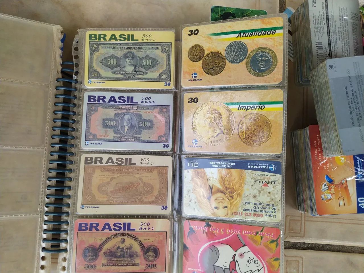 Coleção de Cartões Telefônicos64294633556225122