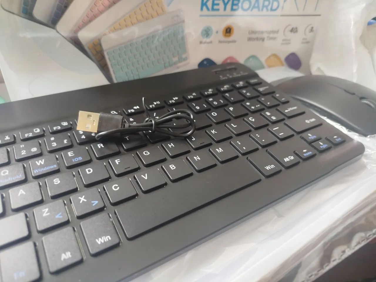 VENDO KIT MOUSE E TECLADO BLUETOOTH  - Foto 3