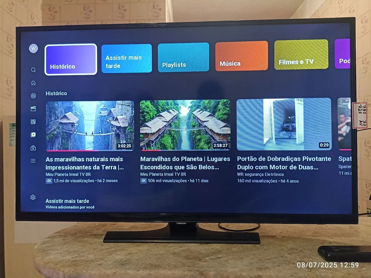 TV  Samsung Smart 40p Polegadas  (Perfeita) (Garantia) - (12X) - Foto 5