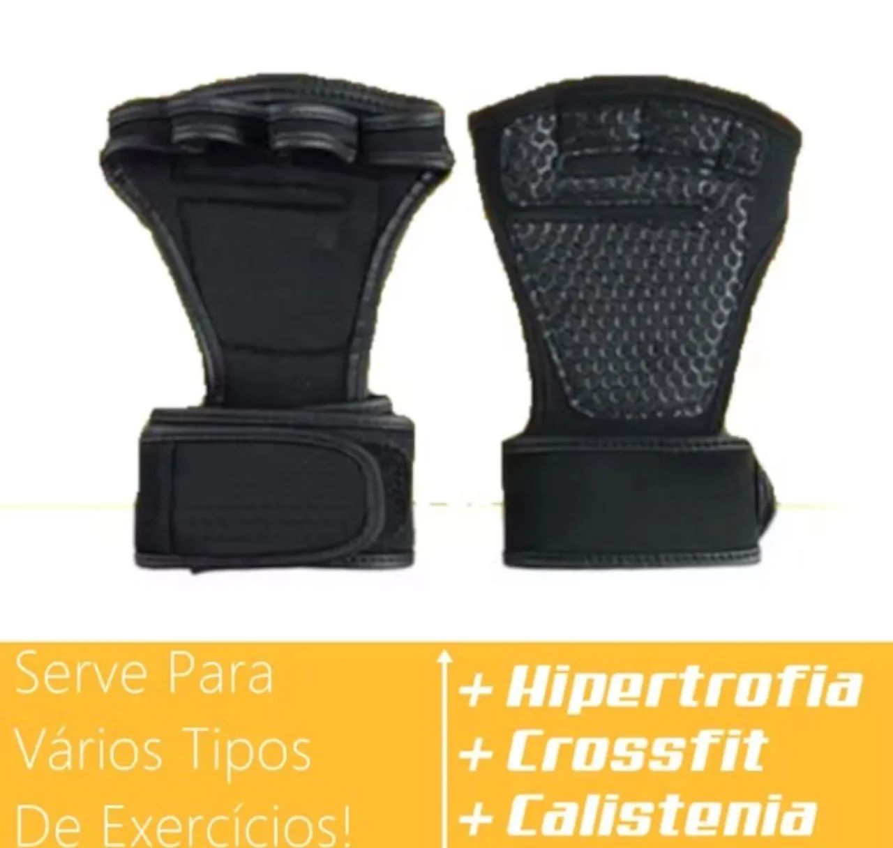 Luva para Academia Exercícios musculação Com Munhequeira - Foto 3