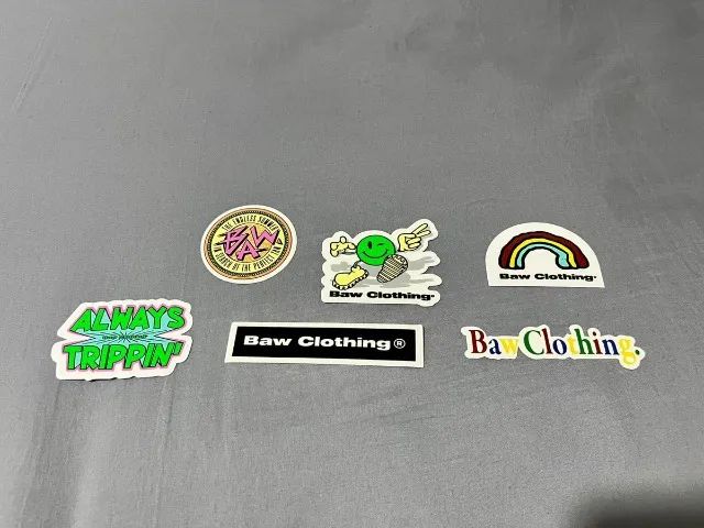 Sticker Pack/adesivos Baw Clothing ORIGINAL 