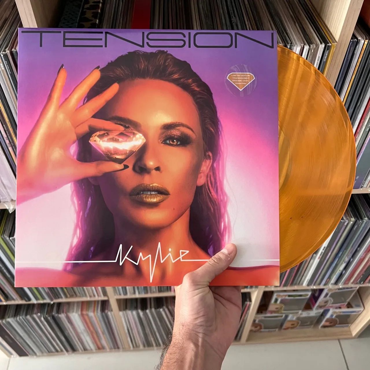 Kylie Minogue - Tension - Disco de Vinil Laranja