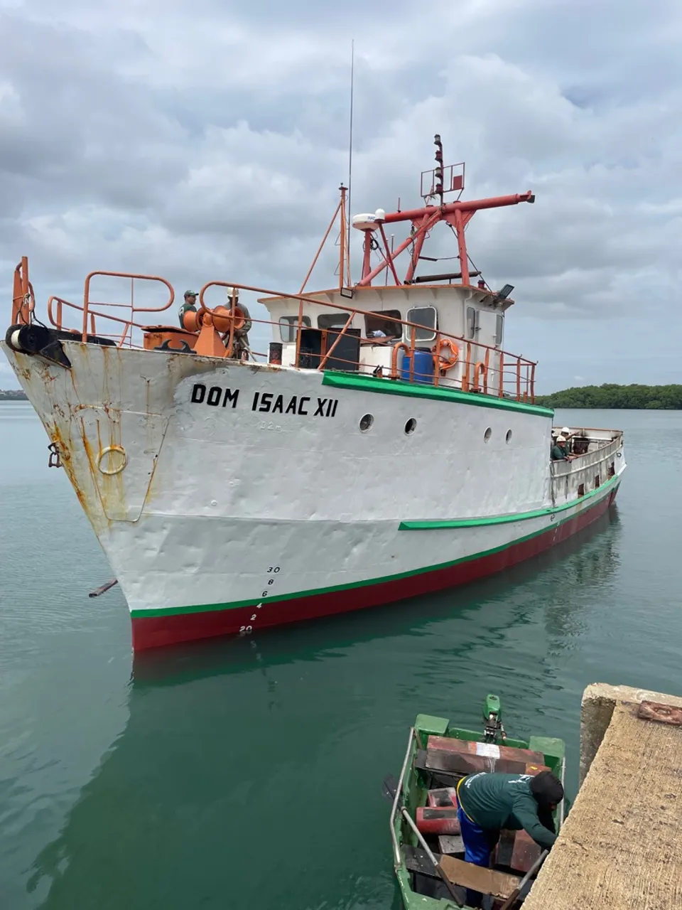 Barco de ferro para apoio maritimo ou pesca com licença espinhal Long Line