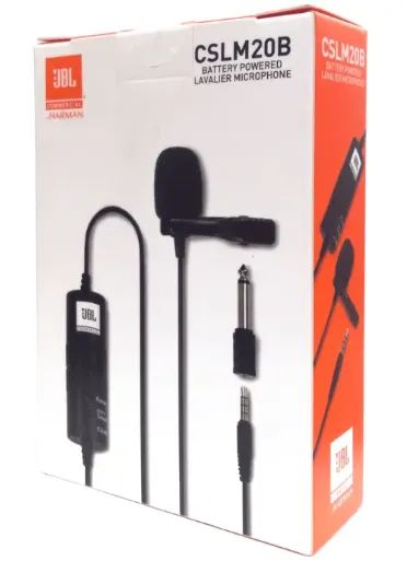 Microfone de Lapela JBL Original a Bateria CSLM20B P3 uso Smartphone e Camera - LINHA PRO - Foto 2