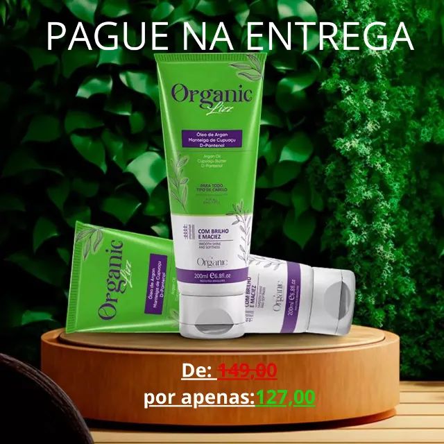 Progressiva de chuveiro sem formol (Organic Lizz)