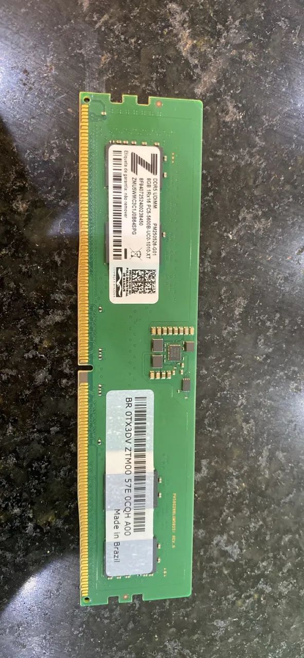 Memória RAM ddr5 desktop 8GB