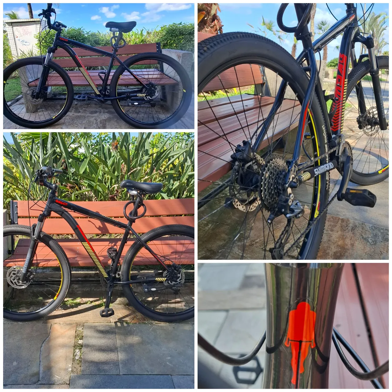BICICLETA CALOI MOAB ARO 29 IMPECÁVEL SHIMANO ALÍVIO (NOTA FISCAL)