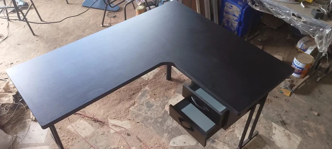 Mesa L perna de ferro - Foto 5