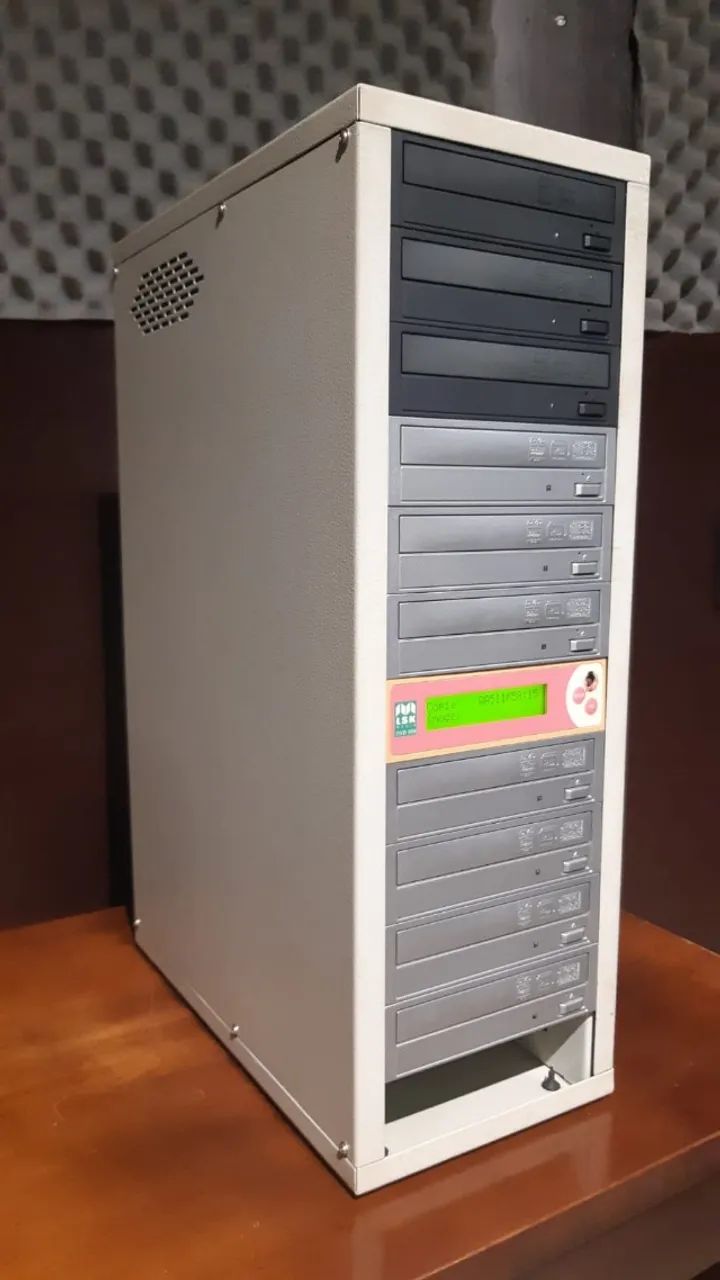  Duplicadora Sata com 10 gravadores Sony