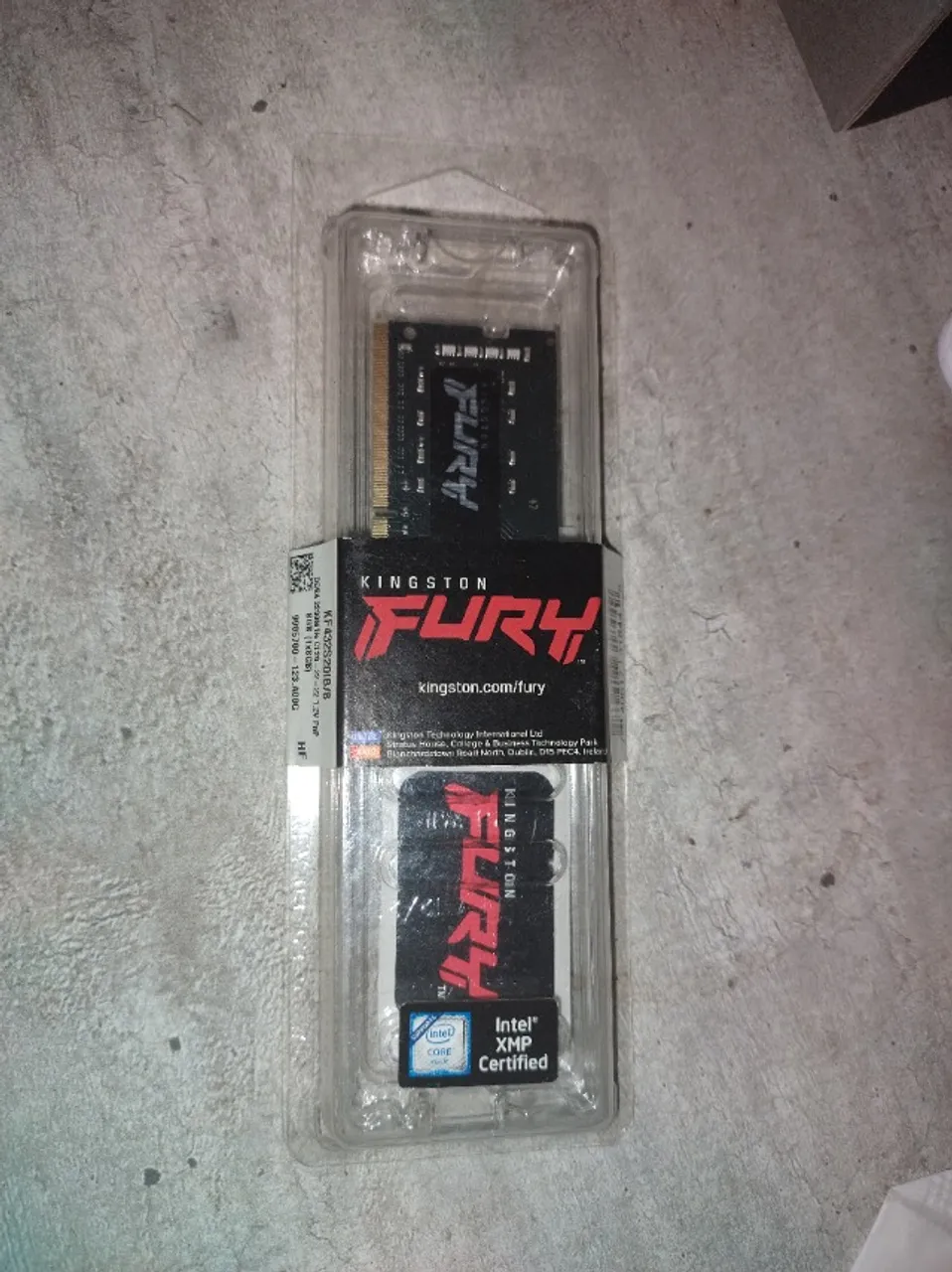 Memória RAM Para Notebook Kingston Fury Impact, 8GB, 3200MHz, DDR4 (Lacrada)