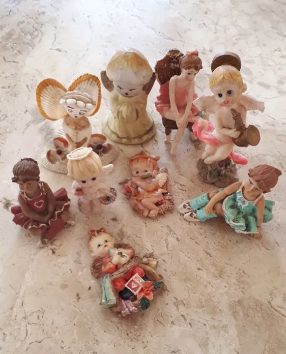 Coleção Bibelôs e Porcelana de Anjos - Foto 2