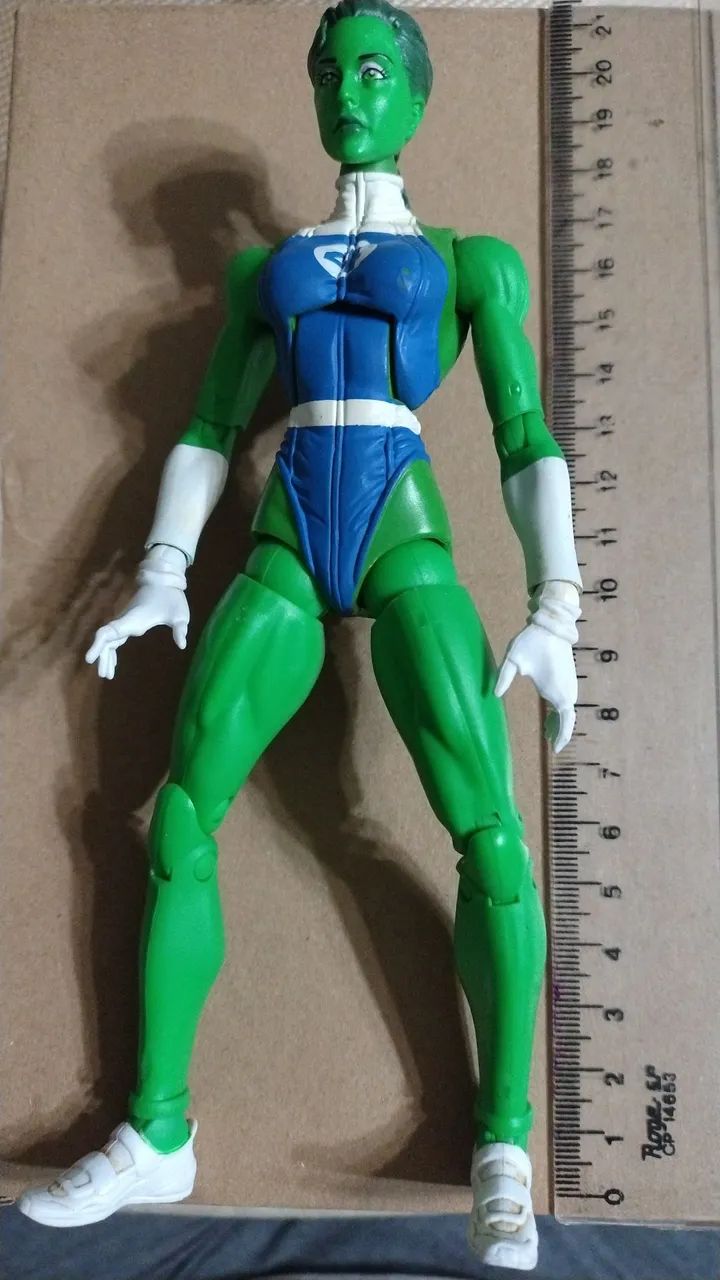 She Hulk Sdcc Marvel Legends Exclusive Mulher HULK Quarteto Fantástico 2007 Hasbro - Foto 5