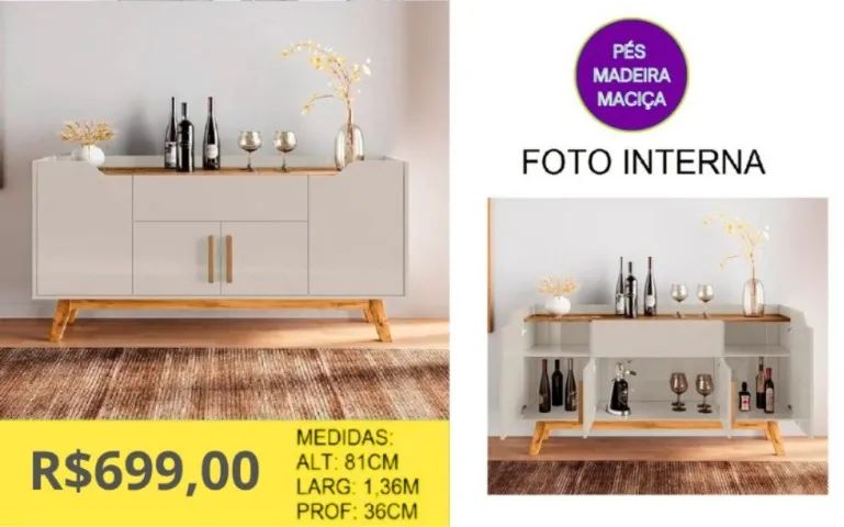 APARADOR A PRONTA-ENTREGA 