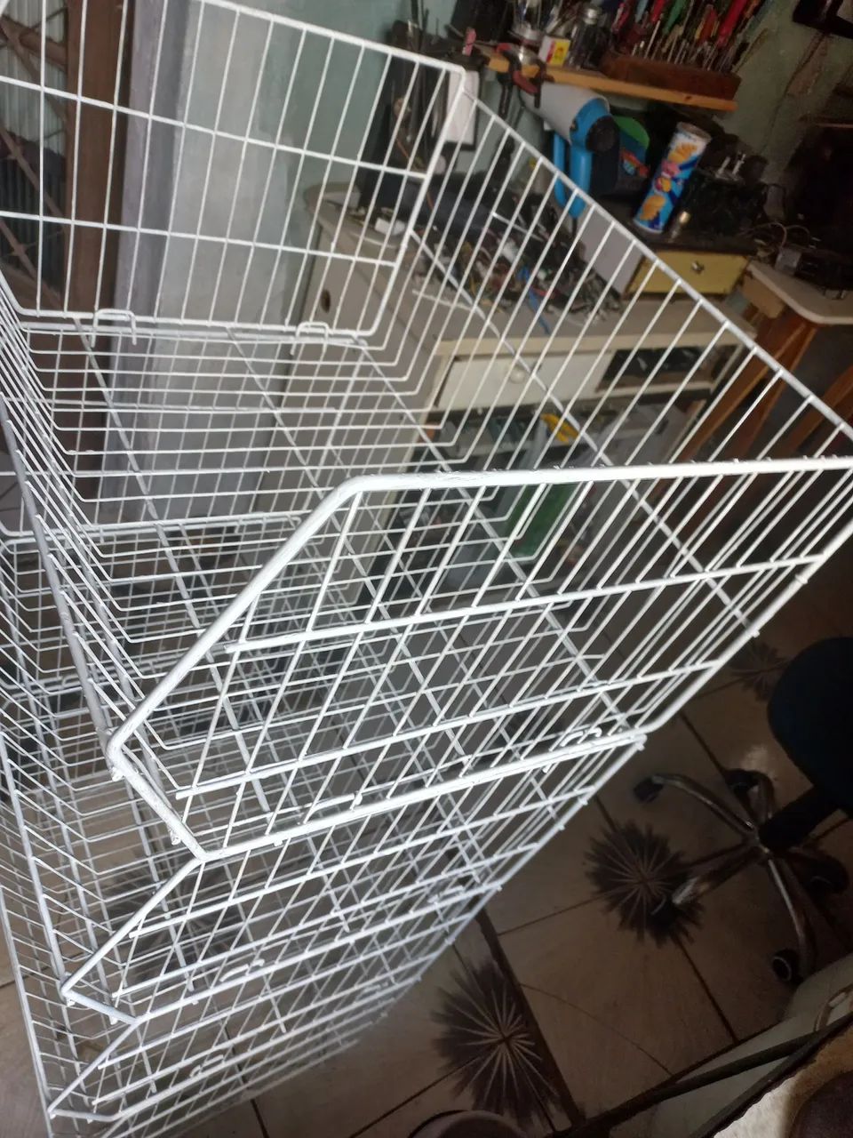 Cestos expositor aramado grande - Foto 4