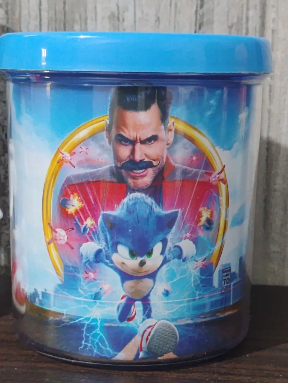 Lote Colecionável Sonic: Funko Pop + Figura de Ação e Copo do Filme! - Foto 5