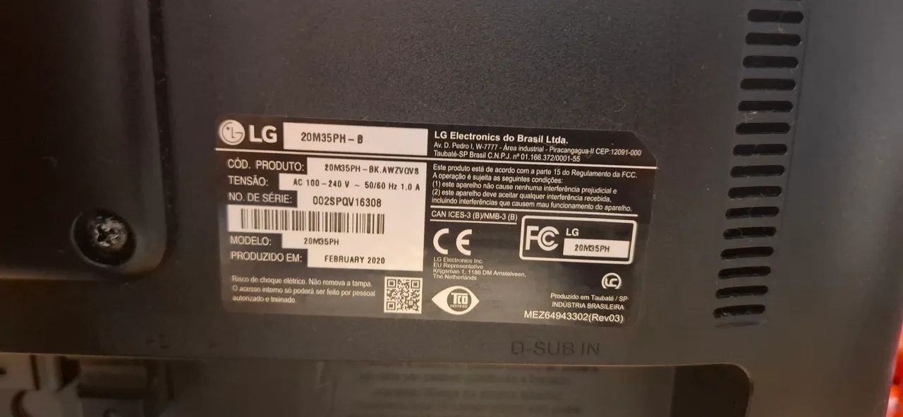 Vendo monitor LG 19,5 polegadas (COM DEFEITO) - Foto 2