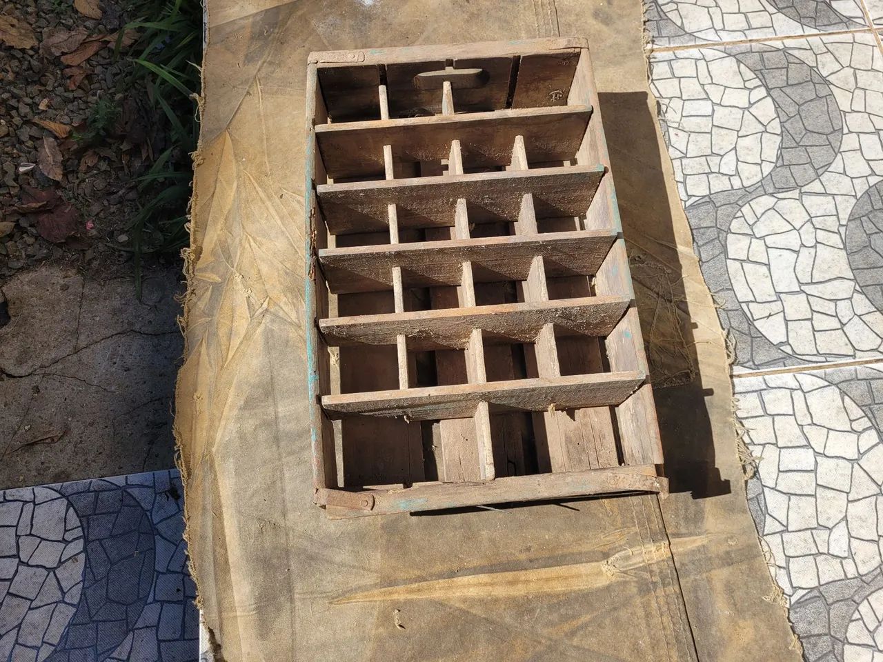 Caixa de madeira da Minuano limão antiga para decoração - Foto 4