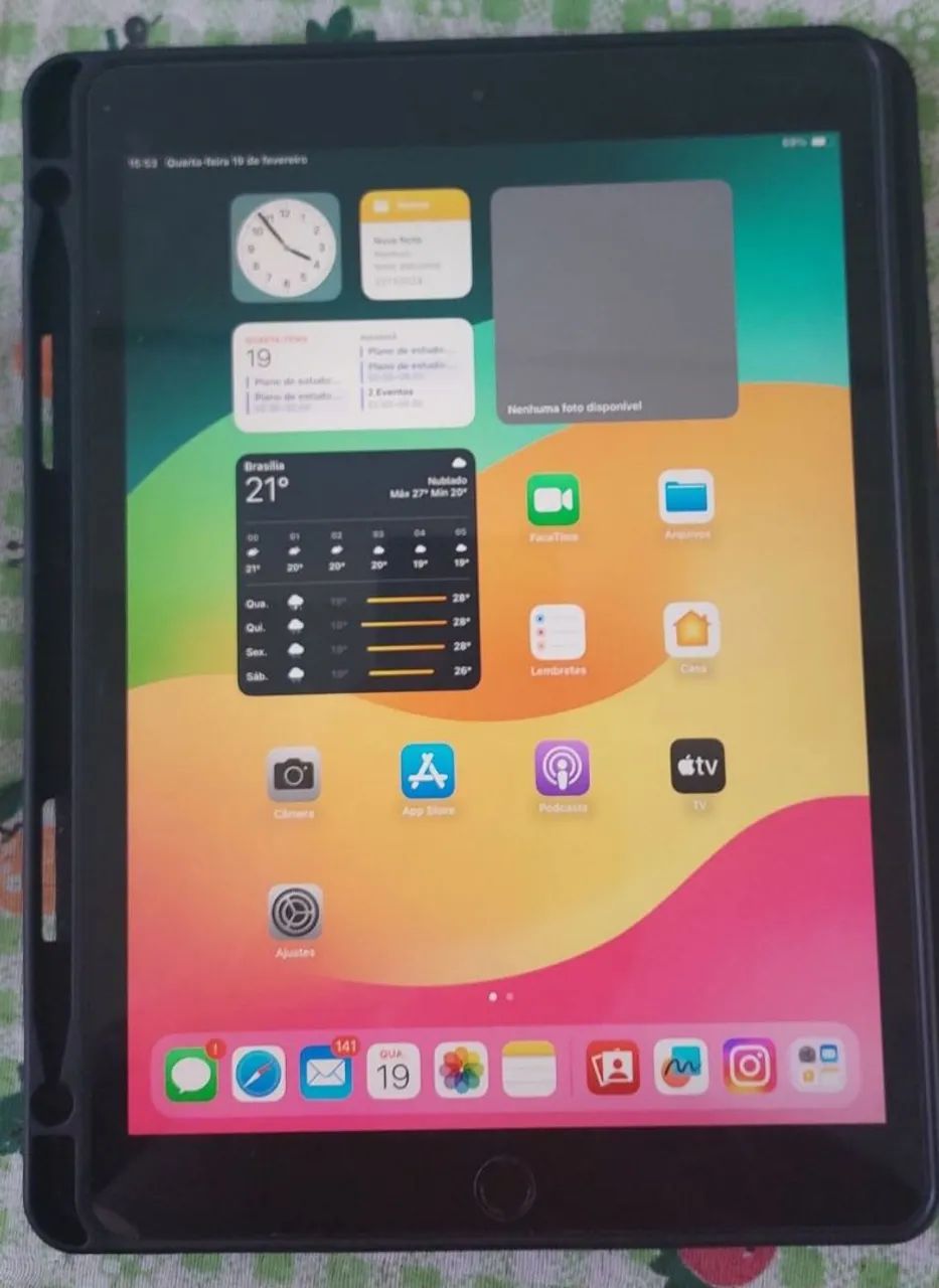 iPad 8 32GB com Apple Pencil e Carregador - Foto 2