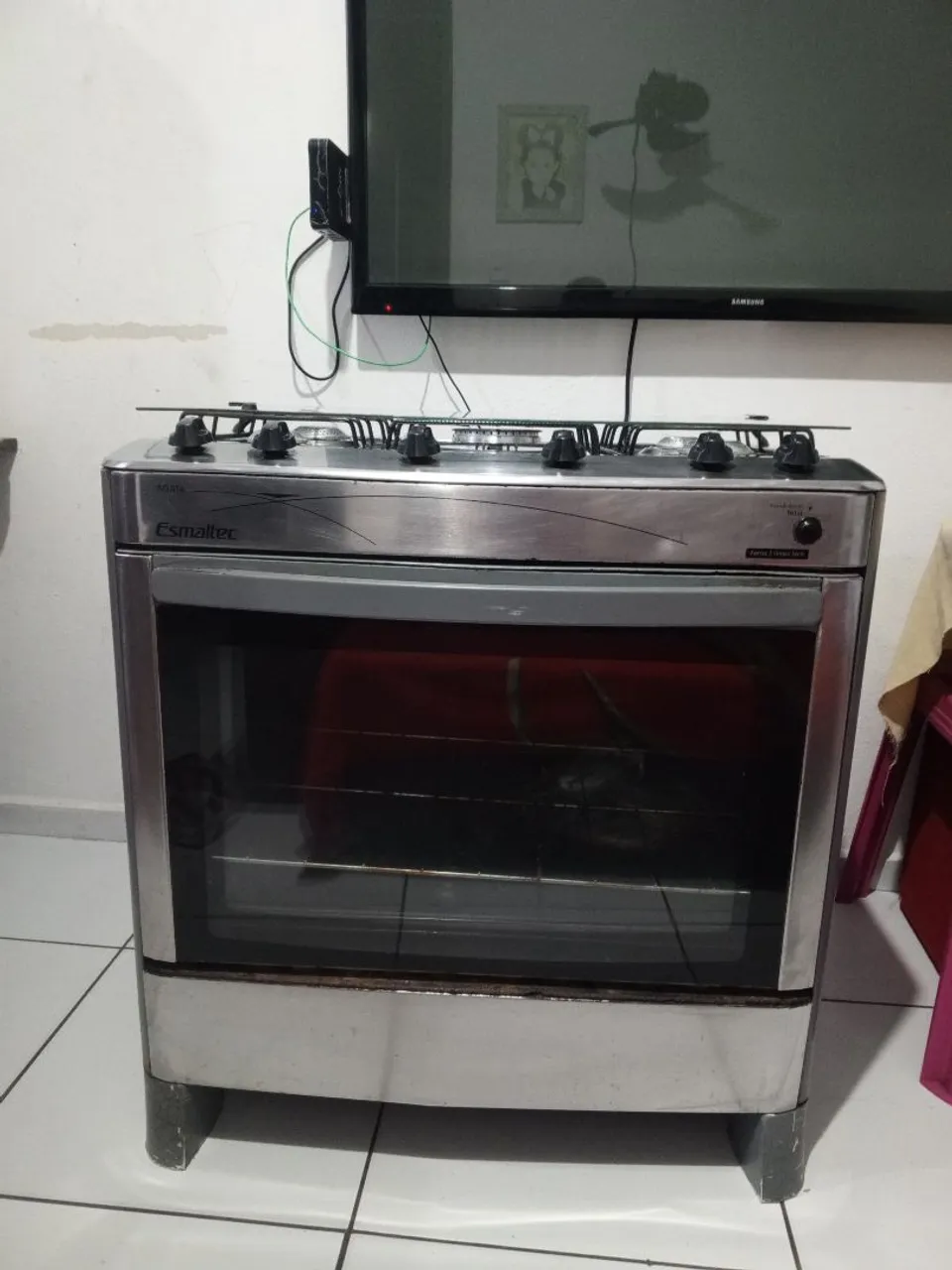 Fogão Esmaltec com Forno
