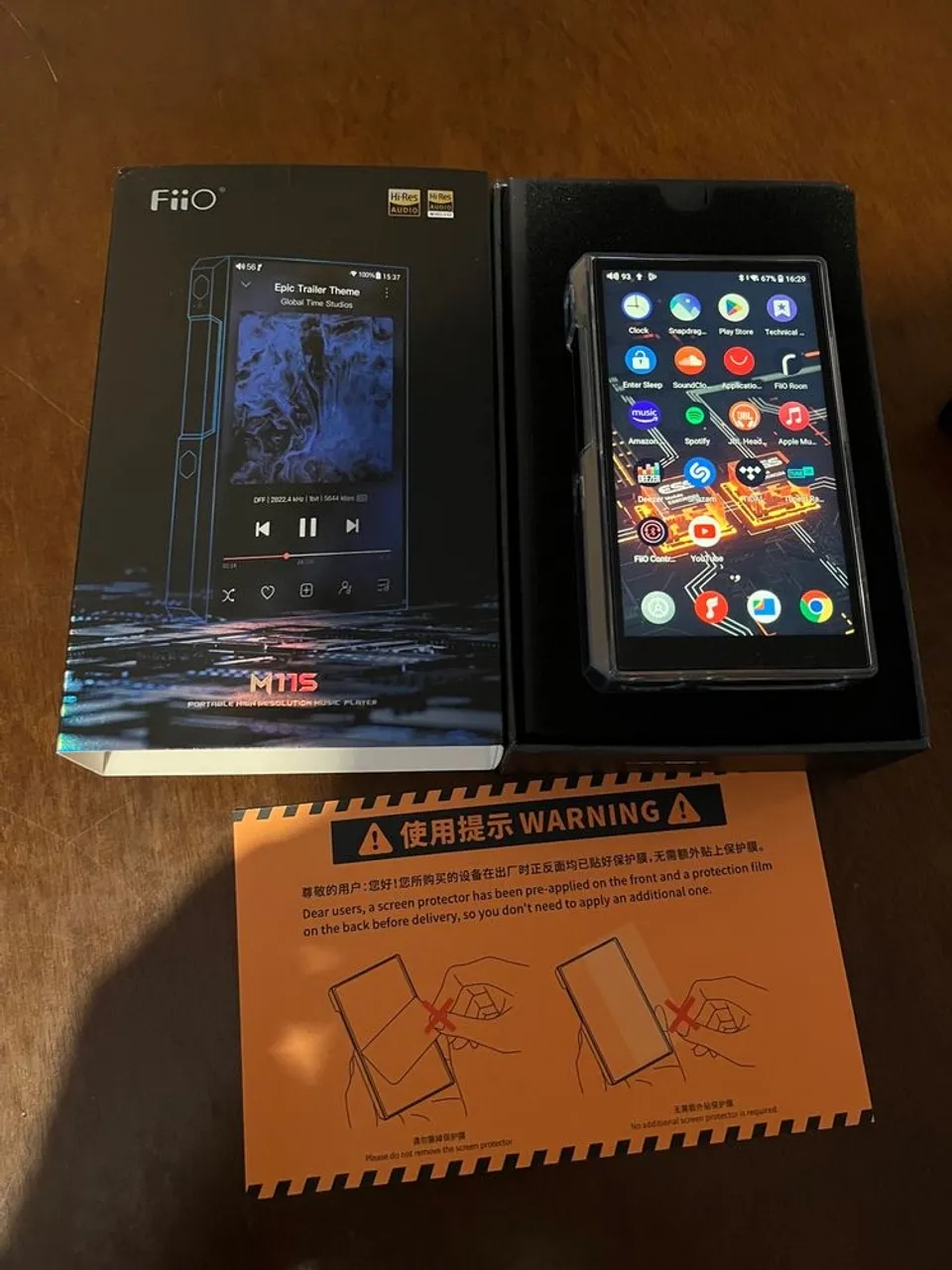 FiiO M11S - MP3 Player Hi-Res + SD card 128GB