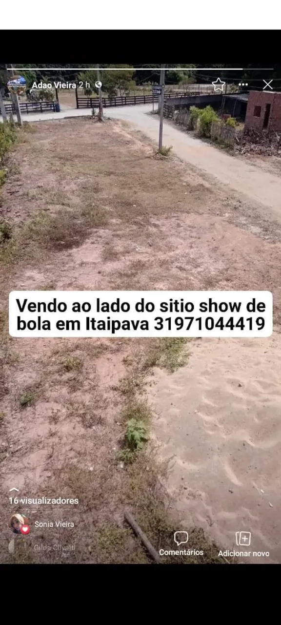 Lote praia de Itaipava E.S